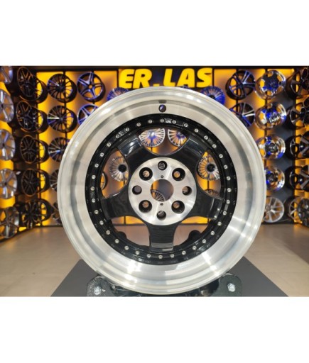 4 Adet RC 6.5*15 4*100/108 ET25 BLACK MACK JANT REVİZE EDİLMİŞ (Takım)