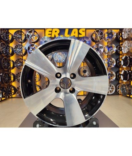4 Adet DJ-323 6.5*15 4*100 ET35 BLACK MACK JANT REVİZE EDİLMİŞ (Takım)