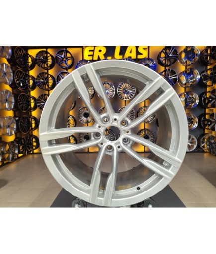 4 Adet  R1-133 9.5*19 5*120 ET37 SILVER JANT REVİZE EDİLMİŞ (Takım)