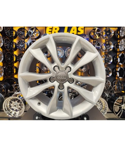 4 Adet AUDİ ORIJINAL 7.5*17 5*112 ET56 ET56 57.1 SILVER JANT REVİZE EDİLMİŞ (Takım)