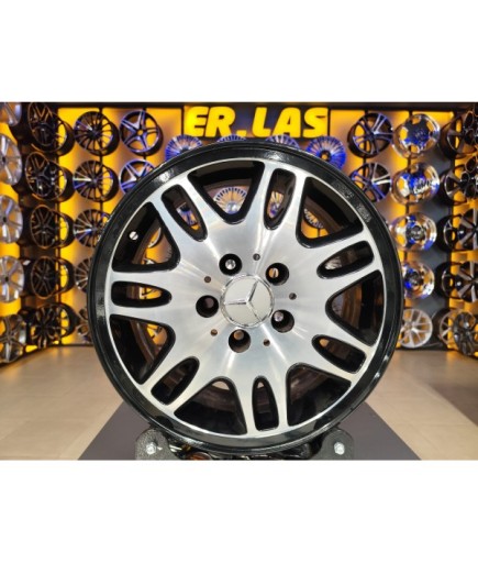 4 Adet MERCEDES ORIJINAL 6*16 5*112 ET50 66.6 BLACK MACK JANT REVİZE EDİLMİŞ (Takım)
