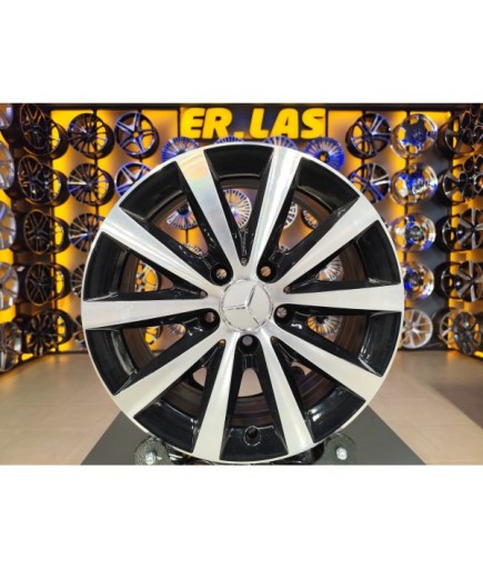 4 Adet MERCEDES ORIJINAL 6.5*16 5*112 ET49 66.6 BLACK MACK JANT REVİZE EDİLMİŞ (Takım)