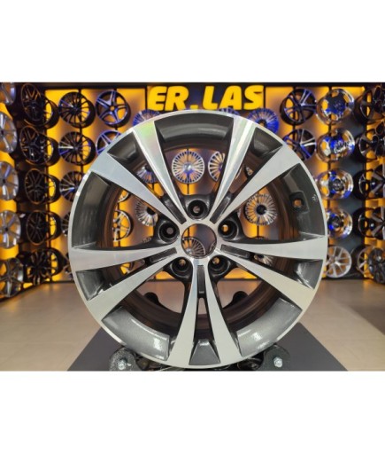4 Adet ALFA ROMEO ORIJINAL 7*16 5*110 ET41 65.1 GUN MACK JANT REVİZE EDİLMİŞ (Takım)