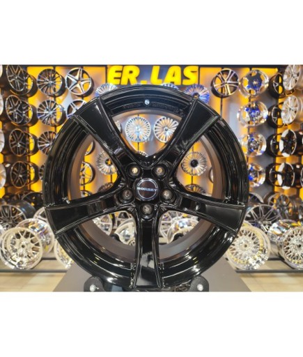 4 Adet BORBET-E063 7.5*18 5*112 ET44 66.5 BLACK JANT (Takım)