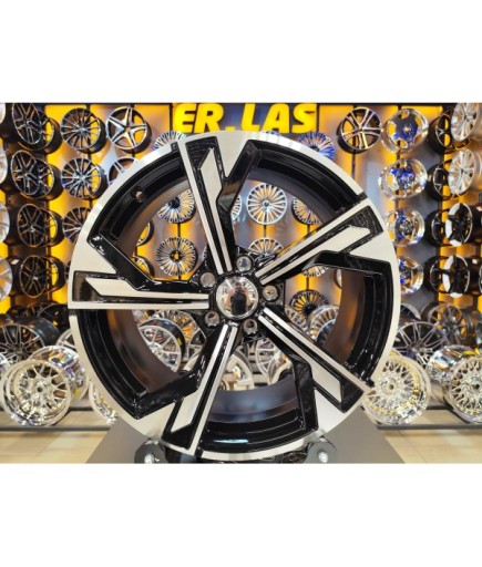 4 Adet DY-338 8*18 5*112 ET40 66.45 BLACK MACK JANT (Takım)