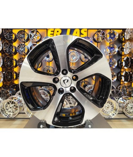 4 Adet BKY-0092 7.5*18 5*112 ET49 57.1 BLACK MACK JANT (Takım)