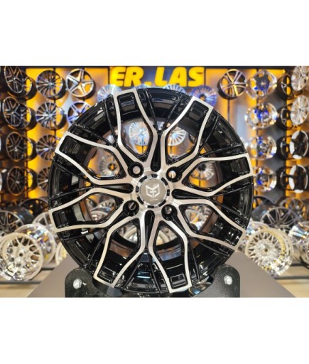 4 Adet TORK-3366 5.5*13 4*100 ET35 73.1 BLACK MACK JANT (Takım)