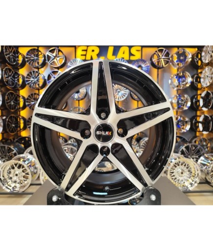 4 Adet SLK-2020 6*14 4*100 ET35 73.1 BLACK MACK JANT (Takım)