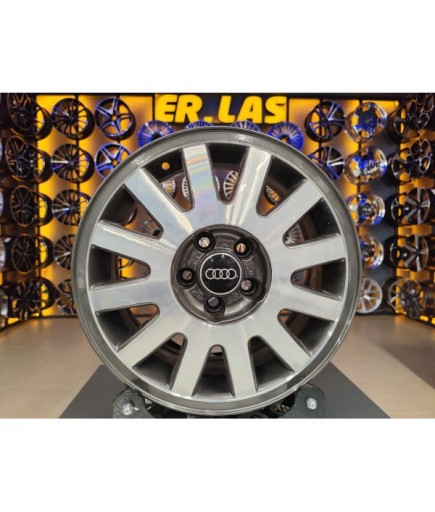 4 Adet AUDİ ORIJINAL 6*15 5*100 ET35 57.1 GUN MACK JANT REVİZE EDİLMİŞ (Takım)