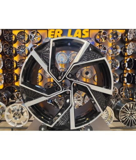 4 Adet DY-739 8.5*19 5*112 ET35 BLACK MACK JANT REVİZE EDİLMİŞ (Takım)