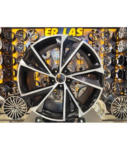 4 Adet DY-808 8.5*19 5*112 ET40 BLACK MACK JANT REVİZE EDİLMİŞ (Takım)