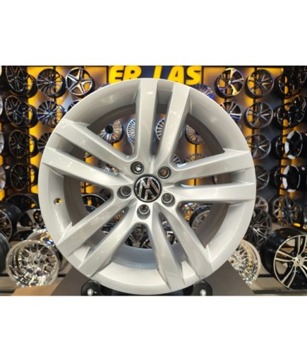 4 Adet VOLKSWAGEN ORIJINAL 8*18 5*112 ET41 57.1 SILVER JANT REVİZE EDİLMİŞ (Takım)