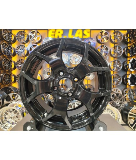 4 Adet SATO 5.5*13 4*100 ET35 BLACK JANT REVİZE EDİLMİŞ (Takım)