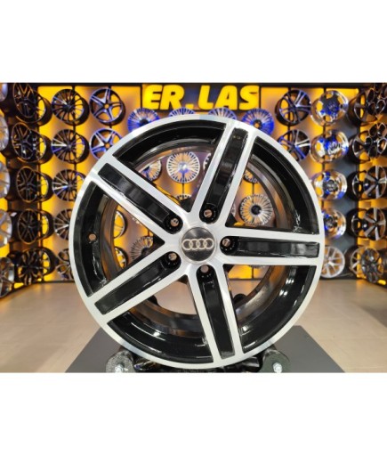 4 Adet AUDİ ORIJINAL 7*16 5*112 ET40 57.1 BLACK MACK JANT YENİLENMİŞ (Takım)