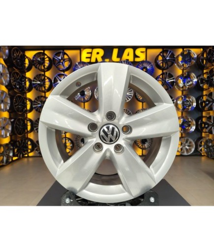 4 Adet VOLKSWAGEN ORIJINAL 6*16 5*112 ET50 57.1 SILVER JANT YENİLENMİŞ (Takım)