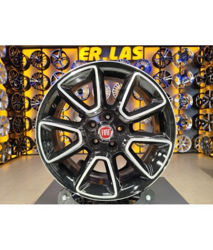 4 Adet FİAT ORIJINAL 6*16 5*98 ET36.5 58.1 BLACK MACK JANT YENİLENMİŞ (Takım)