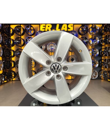 4 Adet VOLKSWAGEN ORIJINAL 6.5*16 5*112 ET50 57.1 SILVER JANT YENİLENMİŞ (Takım)