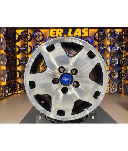4 Adet FORD ORIJINAL 6*15 5*108 ET52.5 63.4 BLACK MACK JANT YENİLENMİŞ (Takım)