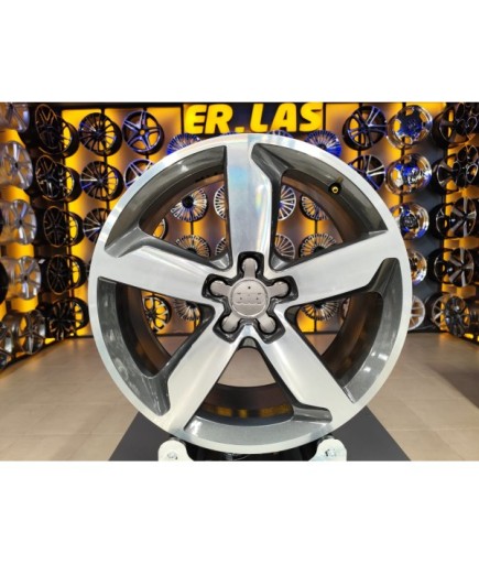 4 Adet AUDİ ORIJINAL 8*19 5*112 ET39 66.5 GUN MACK JANT YENİLENMİŞ (Takım)