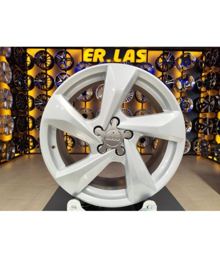 4 Adet AUDİ ORIJINAL 7*18 5*112 ET43 57.1 SILVER JANT YENİLENMİŞ (Takım)