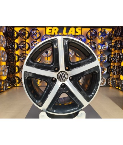 4 Adet VOLKSWAGEN ORIJINAL 9*19 5*130 ET60 66.45 BLACK MACK JANT YENİLENMİŞ (Takım)