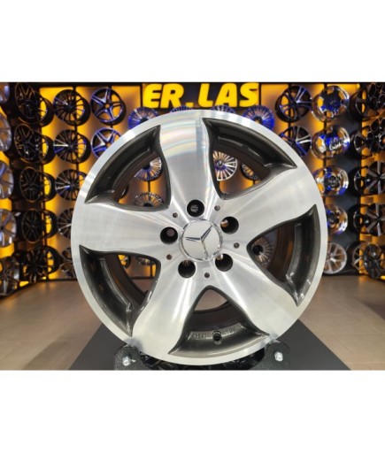 4 Adet MERCEDES ORIJINAL 7.5*16 5*112 ET35 66.6 GUN MACK JANT YENİLENMİŞ (Takım)