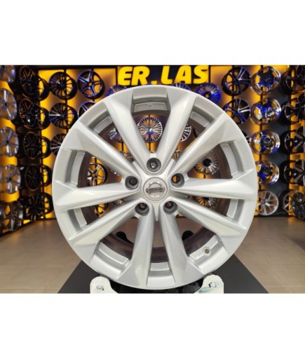 4 Adet NİSSAN ORIJINAL 7*17 5*114.3 ET40 66.1 SILVER JANT YENİLENMİŞ (Takım)