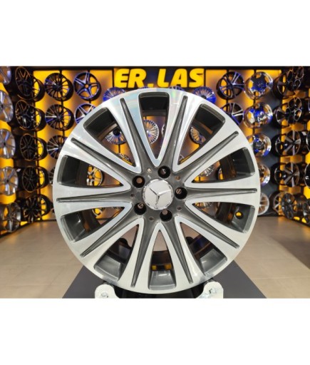 4 Adet MERCEDES ORIJINAL 7.5-8.5*18 5*112 ET52 66.6 GUN MACK JANT YENİLENMİŞ (Takım)