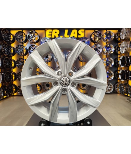 4 Adet VOLKSWAGEN ORIJINAL 7*18 5*112 ET43 57.1 SILVER JANT YENİLENMİŞ (Takım)