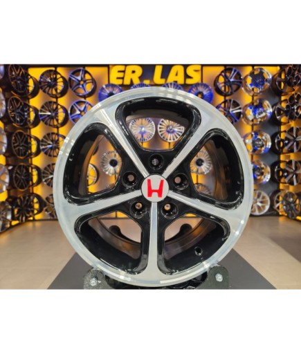 4 Adet HONDA ORIJINAL 6.5*15 5*114.3 ET45 64.1 BLACK MACK JANT YENİLENMİŞ (Takım)