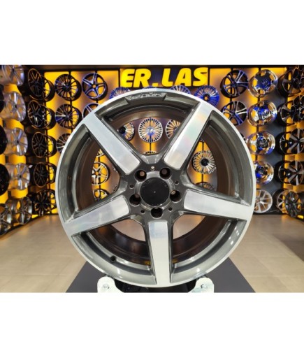4 Adet MERCEDES ORIJINAL 8.5-9.5*19 5*112 ET48 66.6 GUN MACK JANT YENİLENMİŞ (Takım)