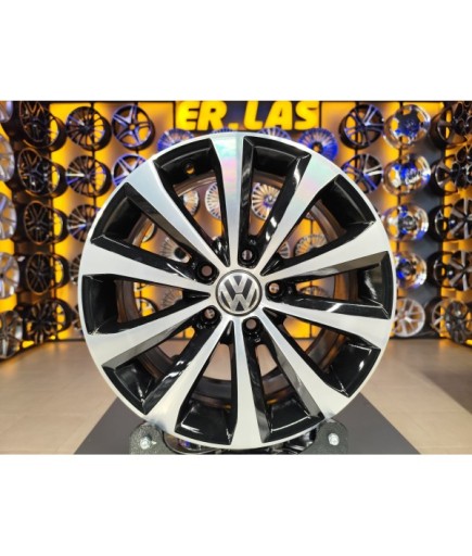 4 Adet VOLKSWAGEN ORIJINAL 7*16 5*112 ET45 57.1 BLACK MACK JANT YENİLENMİŞ (Takım)