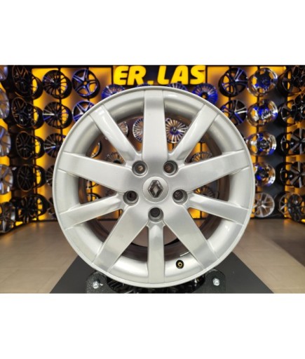 4 Adet RENAULT ORIJINAL 6*16 5*114.3 ET47 66.1 SILVER JANT YENİLENMİŞ (Takım)