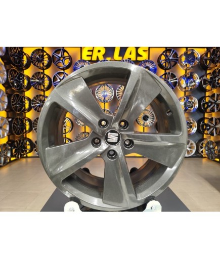 4 Adet SEAT ORIJINAL 7.5*17 5*112 ET51 57.1 FÜME JANT YENİLENMİŞ (Takım)