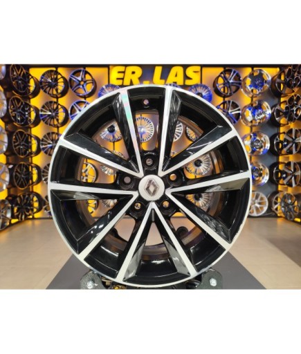 4 Adet RENAULT ORIJINAL 6.5*16 5*114.3 ET41 66.1 BLACK MACK JANT YENİLENMİŞ (Takım)