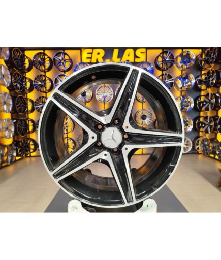 4 Adet BK-5052 8*18 5*112 ET45 BLACK MACK JANT YENİLENMİŞ (Takım)