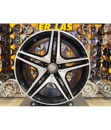 4 Adet SATO-5392 9.5*19 5*112 ET44 BLACK MACK JANT YENİLENMİŞ (Takım)
