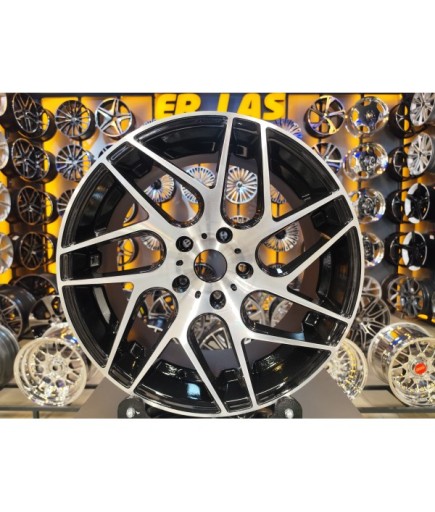 4 Adet SATO-351 8.5*18 5*120 ET35 BLACK MACK JANT YENİLENMİŞ (Takım)